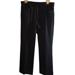 NEIMAN MARCUS EXCLUSIVE WOMENS BLACK PANTS SIZE MEDIUM RAYON COTTON BLEND